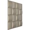 Ekena Millwork 19 5/8in. W x 19 5/8in. H Baile EnduraWall Decorative 3D Wall Panel Covers 2.67 Sq. Ft. WP20X20BACSV - alternate 5